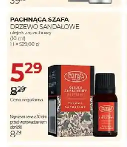 Jawa Drogerie Olejek zapachowy Drzewo Sandałowe Pachnąca Szafa oferta