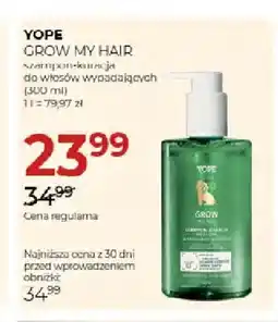 Jawa Drogerie Szampon-kuracja do włosów wypadających Grow My Hair Yope oferta