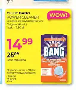 Jawa Drogerie Tabletki do czyszczenia WC Power Cleaner Original Cillit Bang oferta