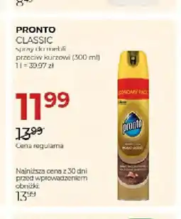 Jawa Drogerie Spray do mebli przeciw kurzowi Classic Pronto oferta