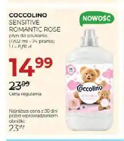 Jawa Drogerie Płyn do płukania Coccolino Sensitive Romantic Rose oferta