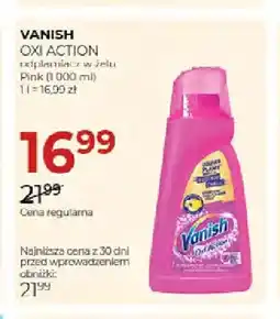 Jawa Drogerie Odplamiacz w żelu Vanish Oxi Action Pink oferta