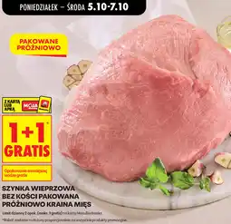 Biedronka Szynka wieprzowa bez kości pakowana próżniowo Kraina Mięs oferta