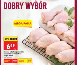 Biedronka Świeże udo lub podudzie kurczaka Kraina Mięs, Mega Paka oferta