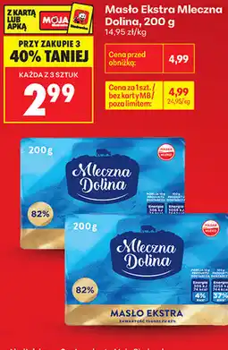 Biedronka Masło Ekstra Mleczna Dolina oferta