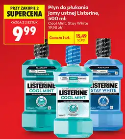 Biedronka Płyn do płukania jamy ustnej Listerine oferta