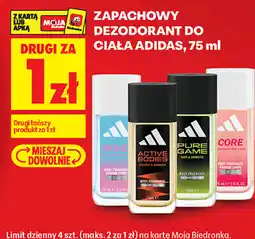 Biedronka Zapachowy dezodorant do ciała Adidas oferta