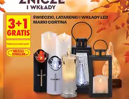 Biedronka Świeczki, latarenki i wkłady LED Cortina oferta
