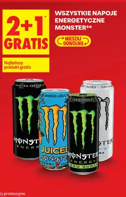 Biedronka Monster napój energetyczny oferta