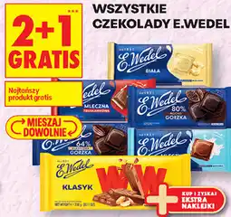 Biedronka Wszystkie czekolady E. Wedel oferta