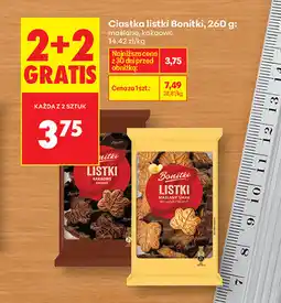 Biedronka Ciastka listki Bonitki oferta