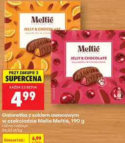 Biedronka Galaretka z sokiem owocowym w czekoladzie Mella Meltié oferta