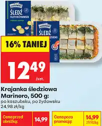 Biedronka Krajanka śledziowa Marinero oferta