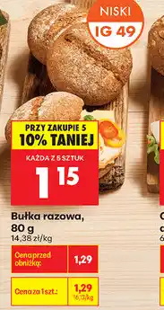 Biedronka Bułka razowa oferta
