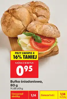 Biedronka Bułka śniadaniowa oferta