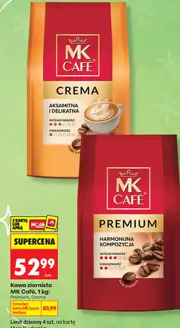 Biedronka Kawa ziarnista MK Café Premium / Crema oferta