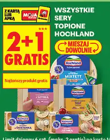 Biedronka Wszystkie sery topione Hochland oferta