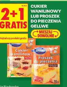 Biedronka Cukier wanilinowy lub proszek do pieczenia Gellwe oferta