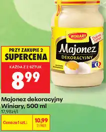 Biedronka Majonez dekoracyjny Winiary oferta