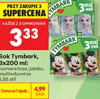 Biedronka Sok Tymbark oferta