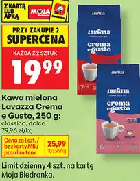 Biedronka Kawa mielona Lavazza Crema e Gusto oferta