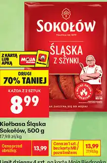 Biedronka Kiełbasa Śląska Sokołów oferta