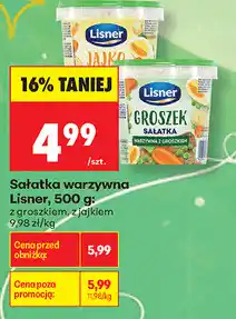 Biedronka Sałatka warzywna Lisner oferta