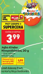 Biedronka Jajko Kinder Niespodzianka oferta