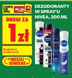 Biedronka Dezodoranty w spray'u Nivea oferta