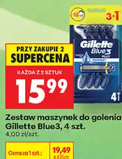 Biedronka Zestaw maszynek do golenia Gillette Blue3, 4 szt oferta