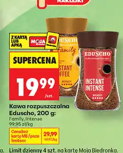 Biedronka Kawa rozpuszczalna Eduscho oferta