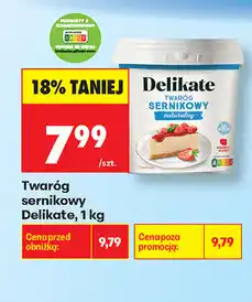 Biedronka Twaróg sernikowy Delikate oferta
