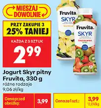 Biedronka Jogurt Skyr pitny Fruvita oferta