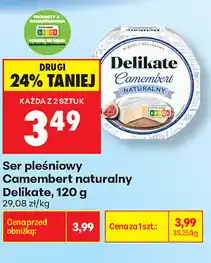 Biedronka Ser pleśniowy Camembert naturalny Delikate oferta