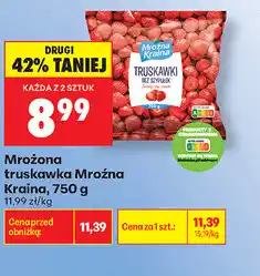 Biedronka Mrożona truskawka Mroźna Kraina oferta