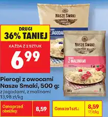 Biedronka Nasze Smaki Pierogi z owocami oferta