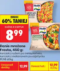 Biedronka Frosta Danie mrożone oferta