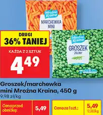 Biedronka Mroźna Kraina Groszek / marchewka mini oferta