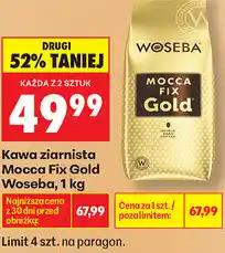 Biedronka Kawa ziarnista Mocca Fix Gold Woseba oferta