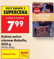 Biedronka Kakao extra ciemne Bakello oferta