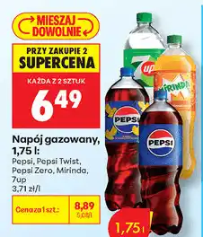 Biedronka Napój gazowany Pepsi, Mirinda, 7up oferta