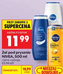 Biedronka Żel pod prysznic NIVEA oferta