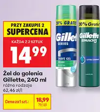Biedronka Żel do golenia Gillette oferta