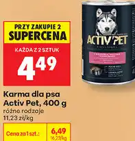 Biedronka Karma dla psa Activ Pet oferta