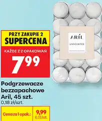 Biedronka Podgrzewacze bezzapachowe Aril, 45 szt oferta