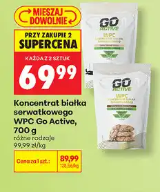 Biedronka Koncentrat białka serwatkowego WPC Go Active oferta