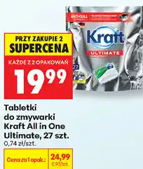 Biedronka Tabletki do zmywarki Kraft All in One Ultimate, 27 szt oferta