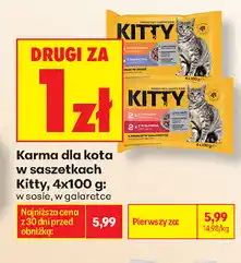 Biedronka Karma dla kota w saszetkach Kitty oferta