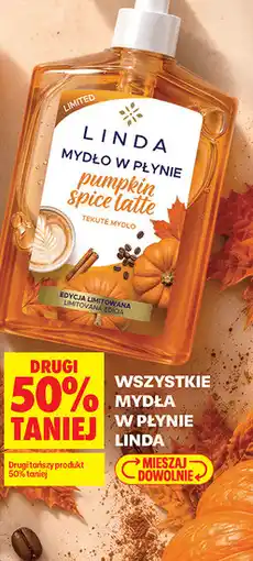 Biedronka Mydło w płynie Linda pumpkin spice latte oferta