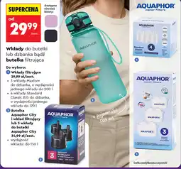 Biedronka Wkłady do butelki lub dzbanka bądź butelka filtrująca Aquaphor oferta